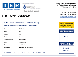 TER Check Certificate